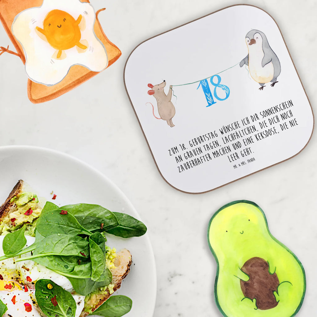 Square coaster 18th birthday mouse penguin Glasuntersetzer, Untersetzer Design, Untersetzer Gläser, Holzuntersetzer, Tassen Untersetzer, Untersetzer Holz, Getränkeuntersetzer, Korkuntersetzer, Untersetzer für Gläser, Bierdeckel, Untersetzer, Untersetzer aus Holz, Geburtstag, Geburtstagsgeschenk, Geschenk, Party, Feiern, Kuchen, Torte
