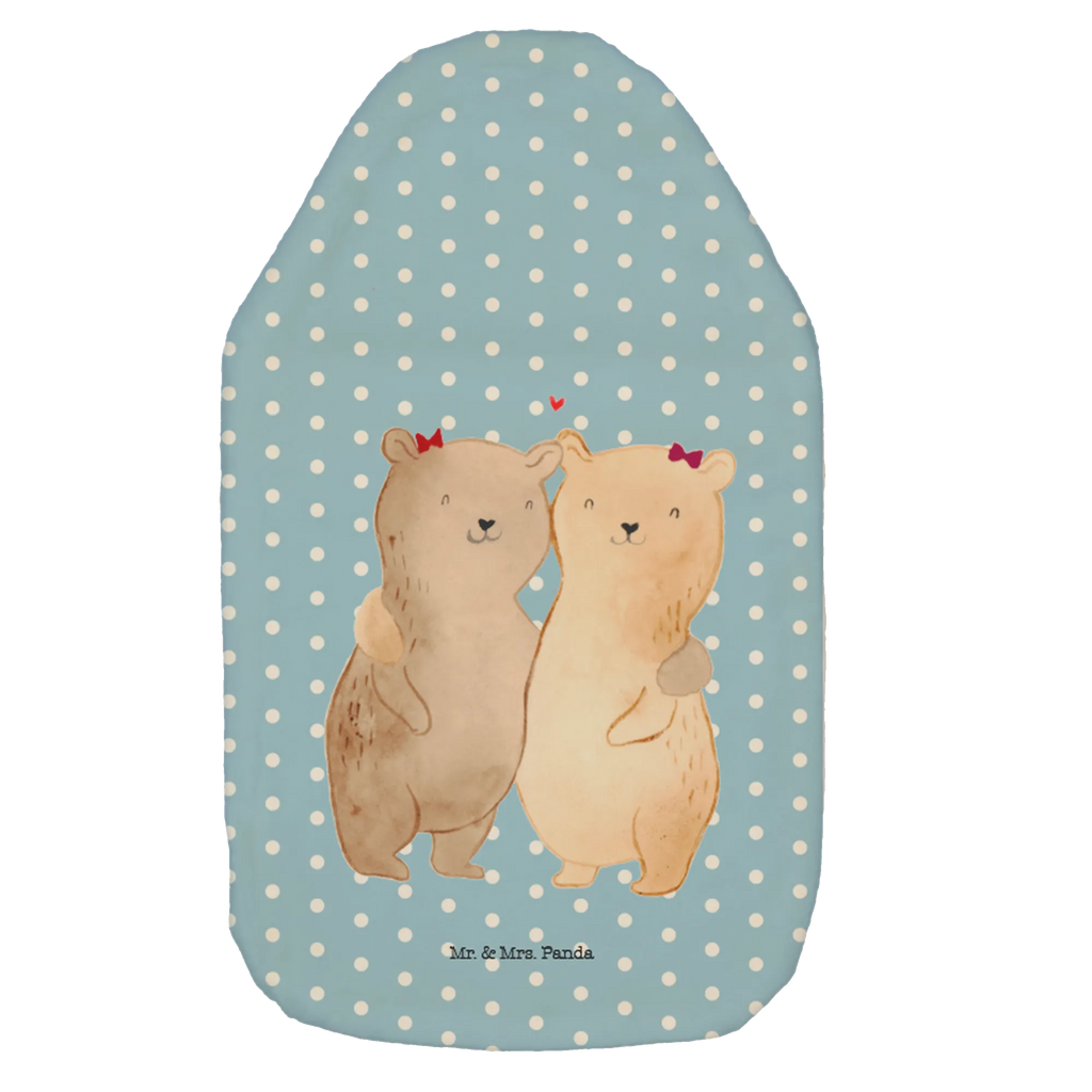 Wärmflasche Bären Schwestern Körnerkissen, Wärmflaschenbezug, Kleine Wärmflasche, Wärmflasche mit Bezug, Wärmekissen, Bettflasche, Kinderwärmflasche, Wärmflasche, Familie, Vatertag, Muttertag, Bruder, Schwester, Mama, Papa, Oma, Opa