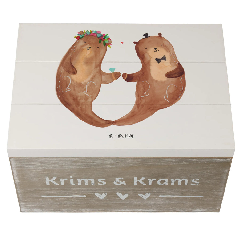 Holzkiste Hochzeitspaar Otter Aufbewahrungsbox, XXL, Truhe, Geschenkdose, Holzkiste, Dekokiste, Schatulle, Kiste, Geschenkbox, Erinnerungsbox, Erinnerungskiste, Schatzkiste, Hochzeit, Hochzeitsgeschenk, Ehe, Hochzeitsfeier, Trauung, Trauungsgeschenk, Hochzeitskarte, Verlobungsfeier, Verlobungsgeschenk, Hochzeitsgeschenkideen, Hochzeitsgeschenke für Brautpaar, Geschenk zur Hochzeit, Hochzeitstag