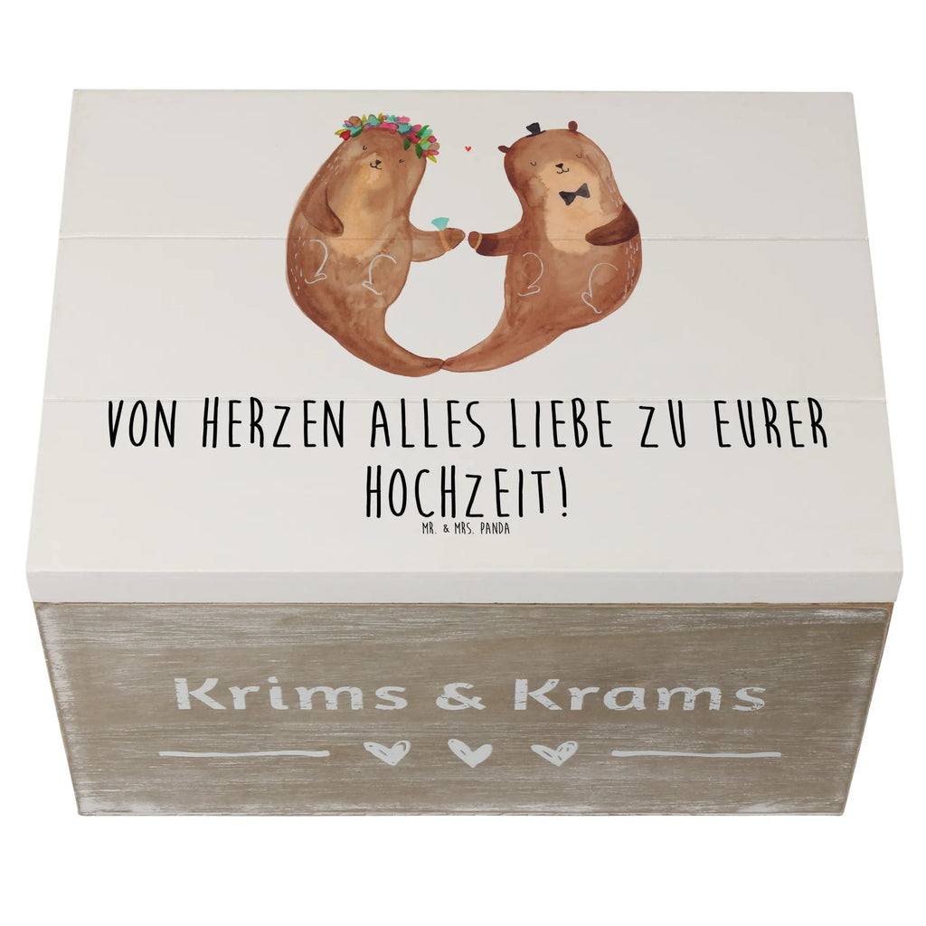 Holzkiste Hochzeitspaar Otter Aufbewahrungsbox, XXL, Truhe, Geschenkdose, Holzkiste, Dekokiste, Schatulle, Kiste, Geschenkbox, Erinnerungsbox, Erinnerungskiste, Schatzkiste, Hochzeit, Hochzeitsgeschenk, Ehe, Hochzeitsfeier, Trauung, Trauungsgeschenk, Hochzeitskarte, Verlobungsfeier, Verlobungsgeschenk, Hochzeitsgeschenkideen, Hochzeitsgeschenke für Brautpaar, Geschenk zur Hochzeit, Hochzeitstag