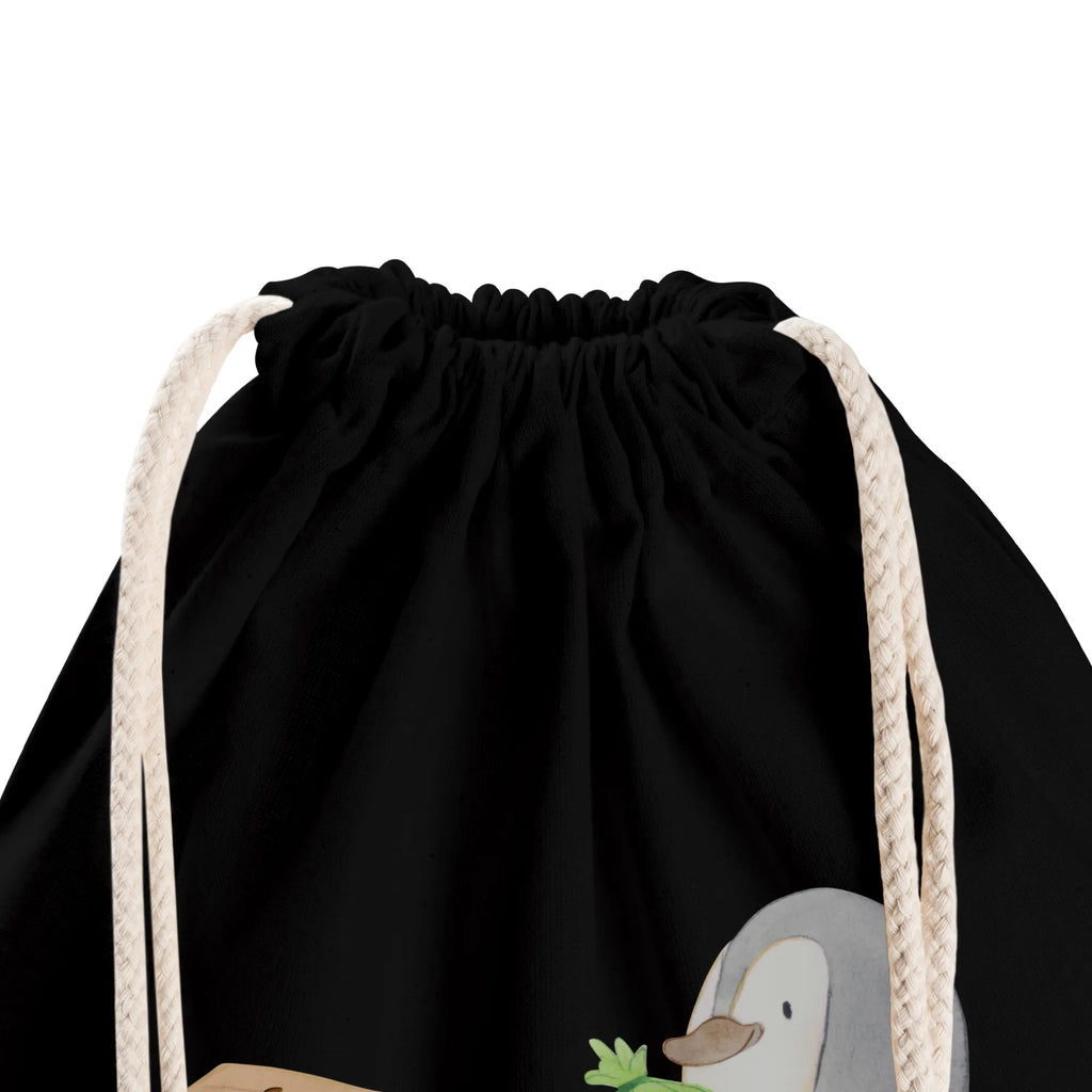 Drawstring bag Penguin School cone jute bag, gym bag, hipster, bag, carrier bag, sports bag, Penguin, North Pole, Winter, Penguins, 1st class, gift for school enrolment, penguin, school enrolment, satchel, first day of school, school beginners