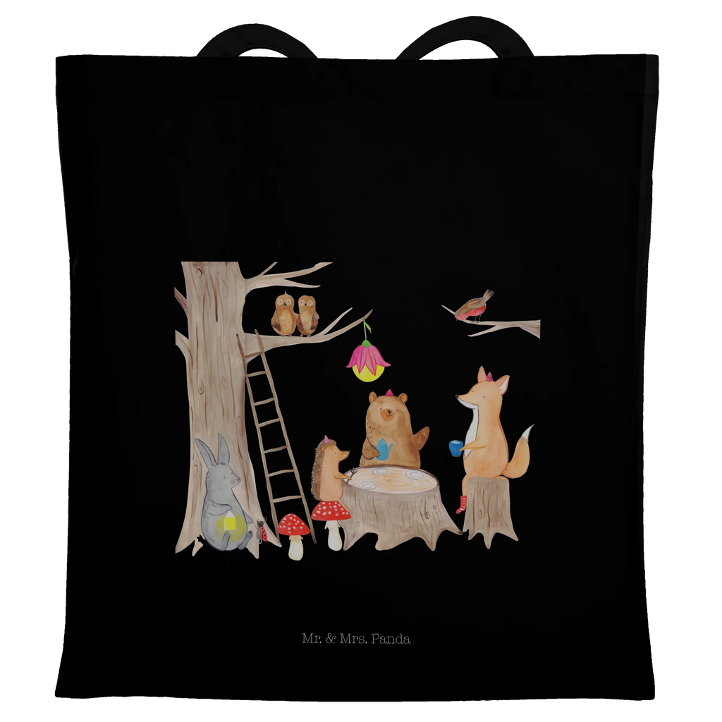 Tote bag forest animals picnic Badetasche, Jutetasche, Tasche, Stofftasche, Tragetasche, Schultertasche, Beuteltasche, Strandtasche, Umhängetasche, Stoffbeutel, Jutebeutel, Shopper, Laptoptasche, Einkaufstasche, Einkaufstüte, Beutel, Tiermotive, Gute Laune, lustige Sprüche, Tiere, Picknick, Fuchs, Hase, Wald, Igel, Eichhörnchen, Maus, Waldtiere