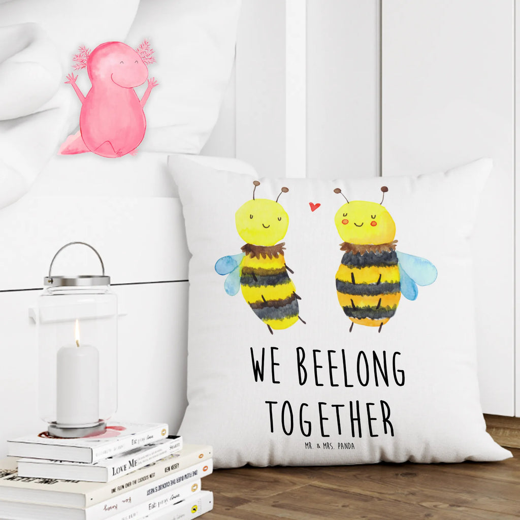 Cushion bee In love bedroom, couch, pillows, cushion, pillow case, fluffy, 40 x 40, settee, pad, sofa, soft, 40x40, bed, Pillow, Bee, wasp, bumblebee