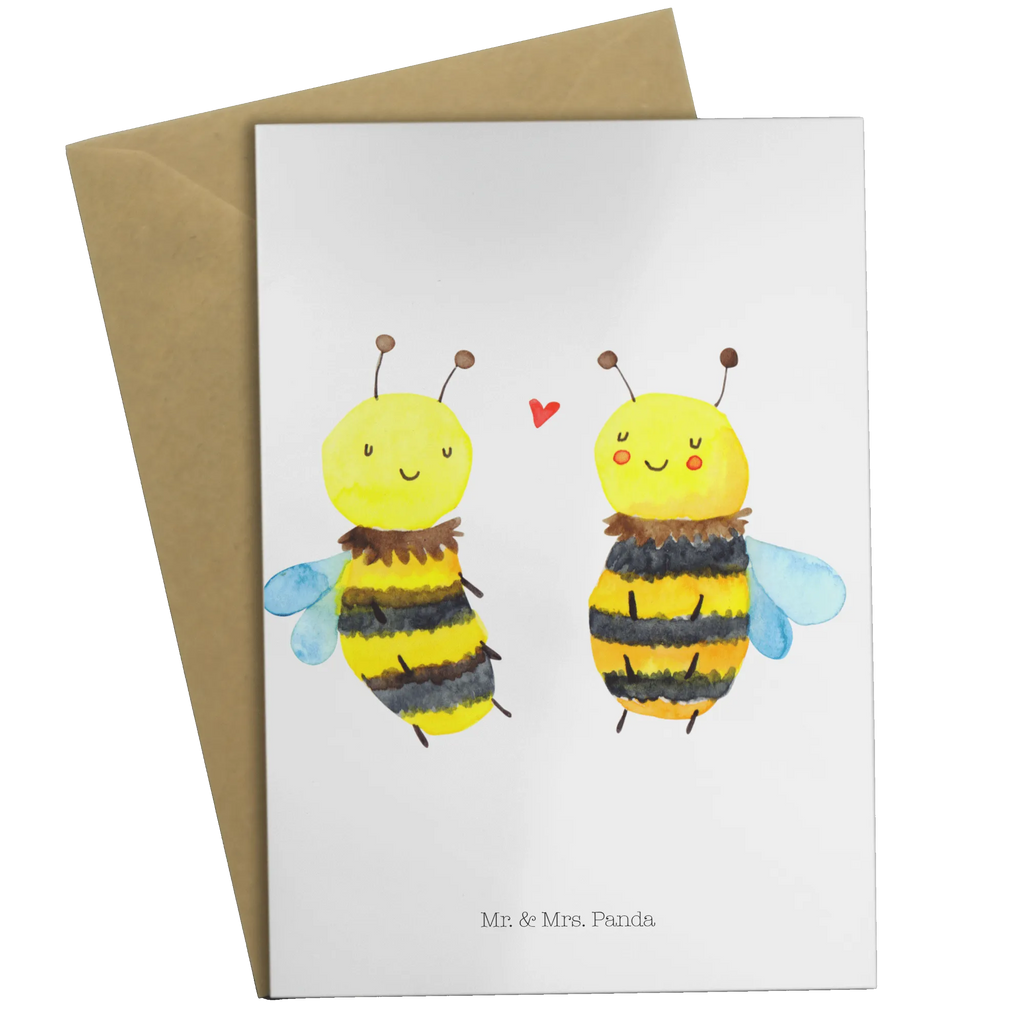 Greetings card bee In love invitation card, greeting card, wedding card, birthday card, folding card, Bee, wasp, bumblebee