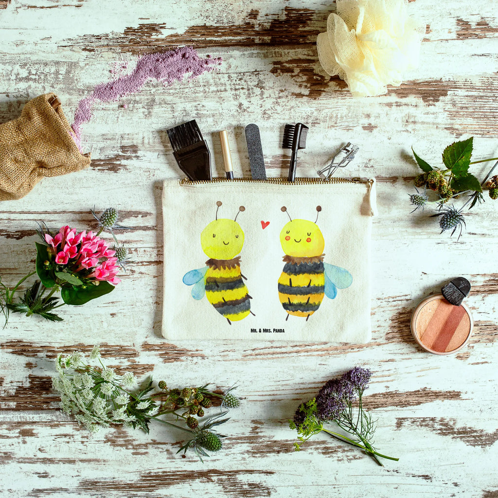 torebka na makijaż pszczoła zakochany Schlamper, Schminkbeutel, Baumwollbeutel, Mäppchen, Kosmetiktasche, beauty case, Make-Up Tasche, Kulturbeutel, Stifteetui, Stoffbeutel, Schulmäppchen, toiletry bag, Schlampermäppchen, Waschtasche, Kosmetikbeutel, Federtasche, beauty tasche, Pouch, aufbewahrungstasche, Schminktäschchen, Stiftemäppchen, Täschchen, utensilientasche, Waschbeutel, Baumwolltasche, Pinseltasche, Beauty Bag, aufbewahrungsbeutel, Stofftasche, Kulturtasche, kosmetiktäschchen, pencil case, Etui, Federmappe, Schminktasche, Hummel, Wespe, Biene