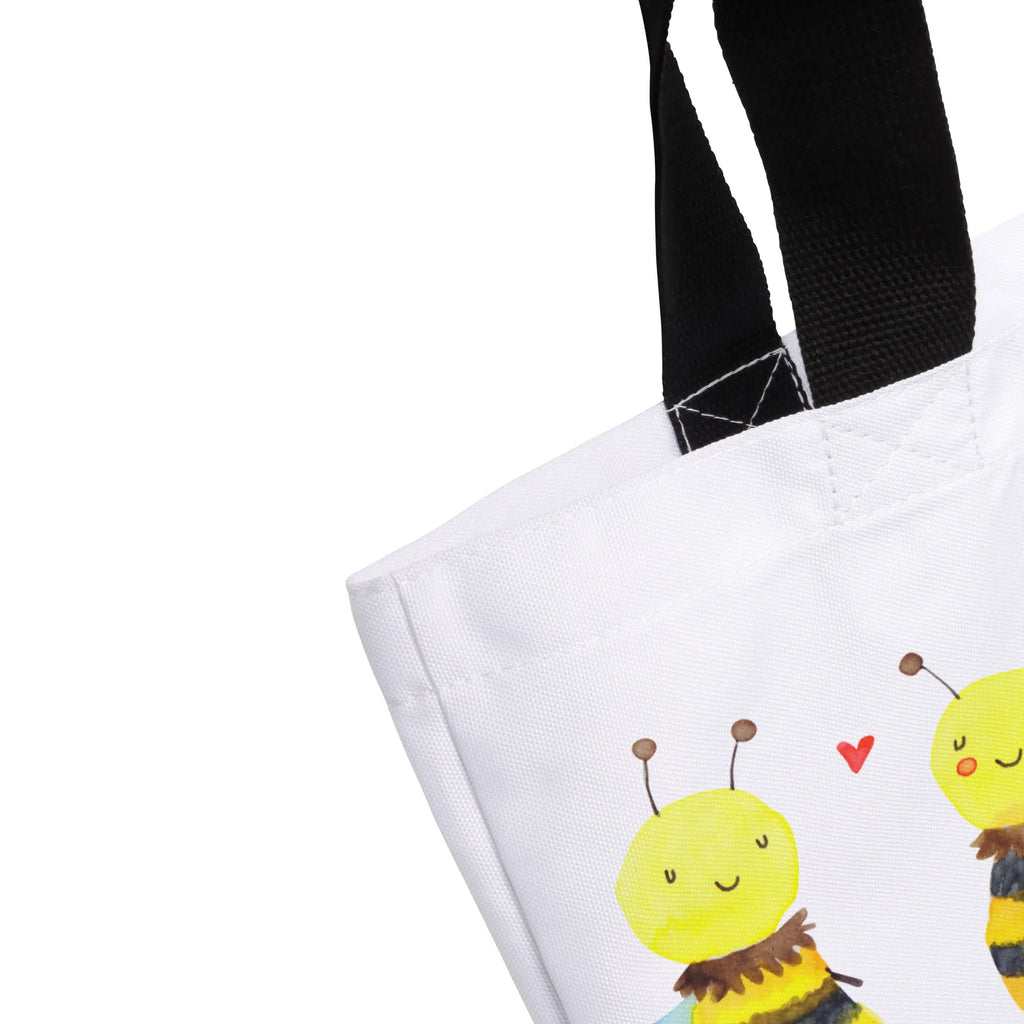 Shopper Biene Verliebt Beutel, Ausflug, Einkaufsbeutel, Freizeittasche, Strandtasche, XL, Shopper, Schultertasche, Alltagstasche, Schulbeutel, XXL Tasche, Einkaufstasche, Tüte, Tragebeutel, Schultasche, Stofftasche, Biene, Wespe, Hummel