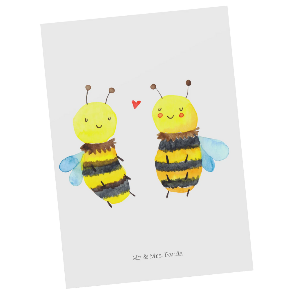 Postcard bee In love letter, paper, card, gift card, gift, Postcard, invitation, invitation card, postcards, Bee, wasp, bumblebee