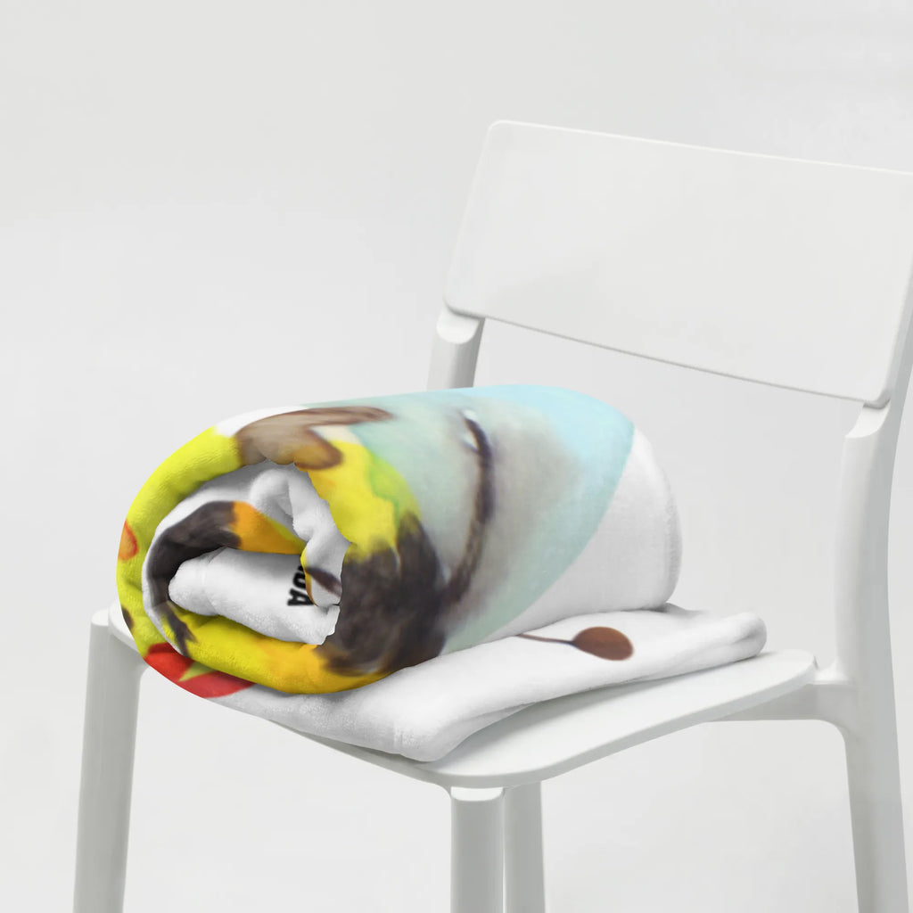 Babydecke Biene Happy Geschenk Geburt, Babyecke Kuscheldecke, Babydecke, Krabbeldecke, Babygeschenk, Biene, Wespe, Hummel