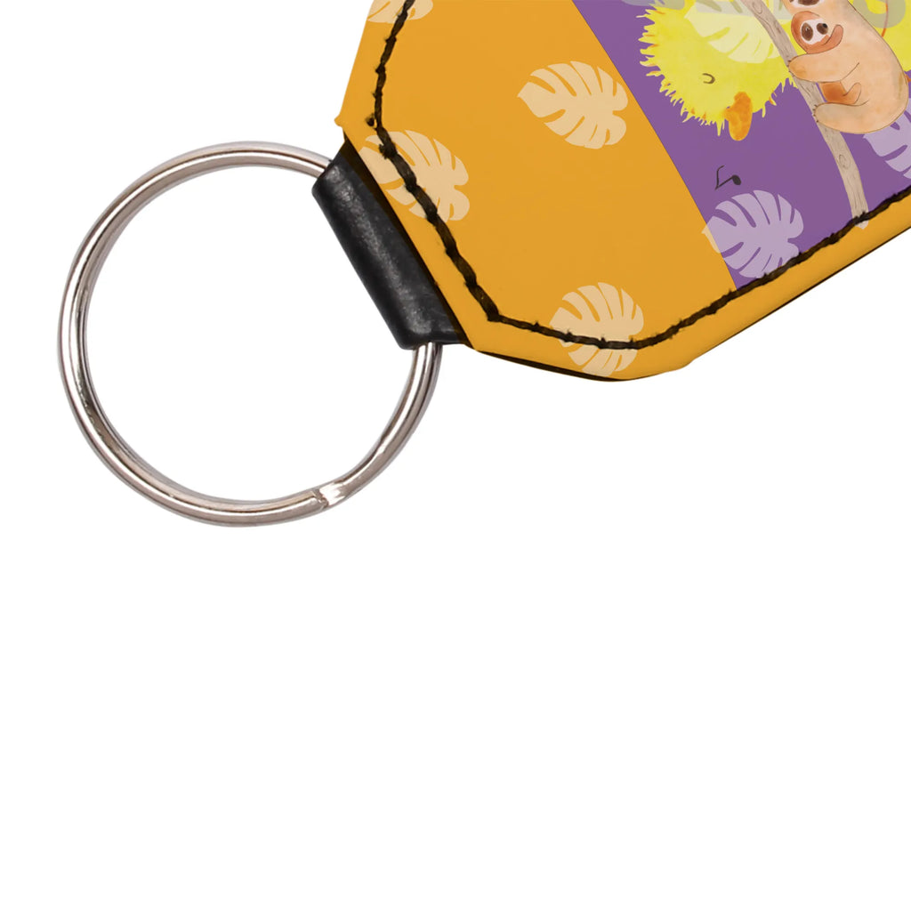 Prostokątny brelok leniwiec Dziecko Leniwiec, prezent z leniwcem, dekoracja z leniwcem