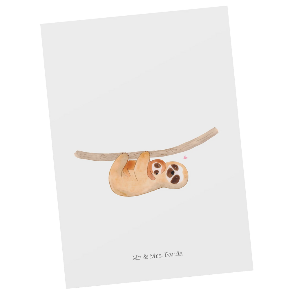 Pocztówka leniwiec Dziecko Leniwiec, prezent z leniwcem, dekoracja z leniwcem