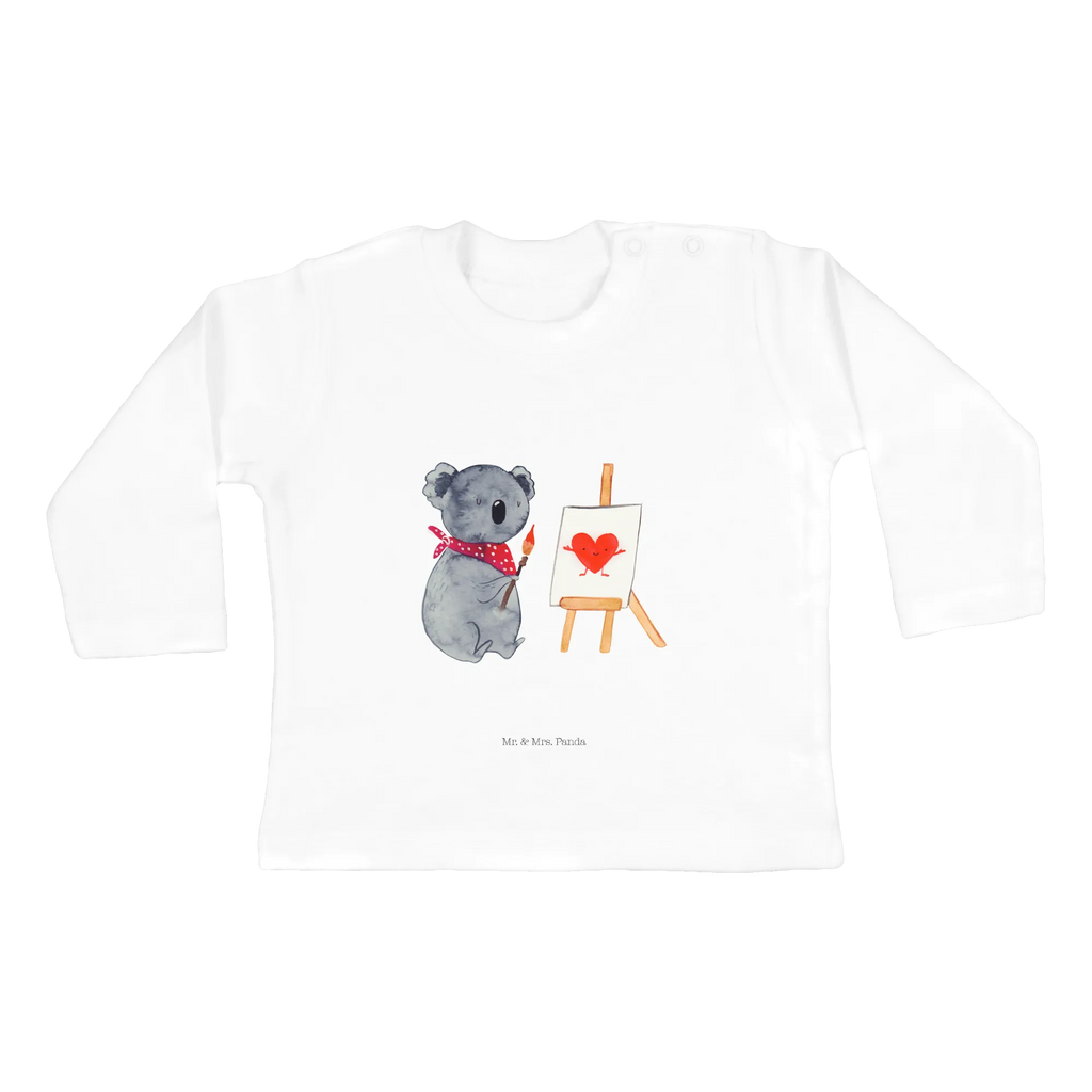 Baby Longsleeve Koala Künstler Bio, Kleidung, Baby Shower, Langarm, Koala, Koalabär, Liebensbeweis, Gefühle, Liebesgeschenk, Künstler, Liebe, Zeichnen