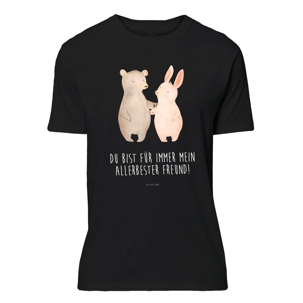 T-Shirt Standard Bär Hase Umarmen Geburstag, Herrn, Damen, Lustiges T-Shirt, Junggesellenabschied, Shirt, Jubiläum, T-Shirt, Schlafshirt, Tshirt, T-Shirt mit Spruch, Nachthemd, Ehefrau, Ehemann, Partner, Verlobung, Liebe, Hocheitstag, Heiratsantrag, Heiraten, Liebesgeschenk, Freundin, Jahrestag, Freund, Bär, Hase, Bärchen, Bester Freund, Freunde, Best Friends