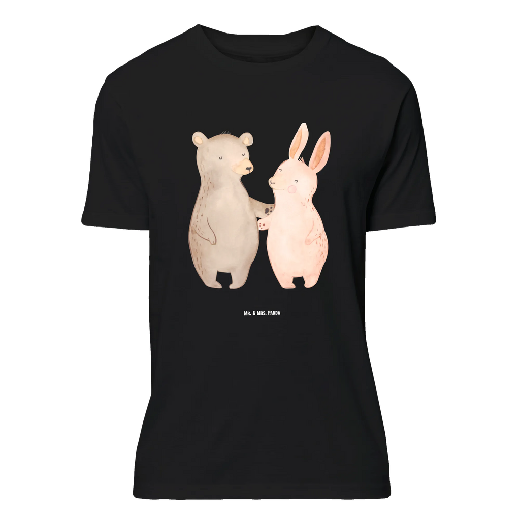 T-Shirt Standard Bär Hase Umarmen Geburstag, Herrn, Damen, Lustiges T-Shirt, Junggesellenabschied, Shirt, Jubiläum, T-Shirt, Schlafshirt, Tshirt, T-Shirt mit Spruch, Nachthemd, Ehefrau, Ehemann, Partner, Verlobung, Liebe, Hocheitstag, Heiratsantrag, Heiraten, Liebesgeschenk, Freundin, Jahrestag, Freund, Bär, Hase, Bärchen, Bester Freund, Freunde, Best Friends