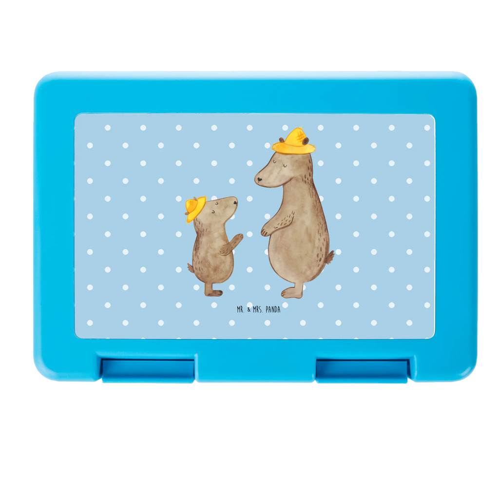 Lunch box Bears with hats Brotbox, Snackbox, Lunch box, Butterbrotdose, Brotzeitbox, Familie, Vatertag, Muttertag, Bruder, Schwester, Mama, Papa, Oma, Opa, Bär, Bären, Vater, Papi, Paps, Dad, Daddy, Lieblingsmensch, Sohn, Söhne, Kind, Kinder, Vater-Sohn, Family, Vorbild