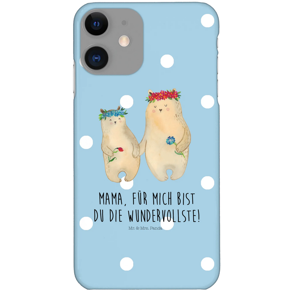 Phone case Bears with flower crown Iphone 10, Handyhülle, Hülle, Iphone X, Cover, Handy Case, Handycover, Handy, Vatertag, Bruder, Schwester, Opa, Familie, Muttertag, Mama, Oma, Papa, Kinder, Beste Mutter, Mami, Lieblingsmama, Tochter, Bär, Geschenk Mama. Muttertag, Weltbeste Mama, Family, Töchter, Bären, Lieblingsmensch, Kind, Mutti, Mutter, Vorbild