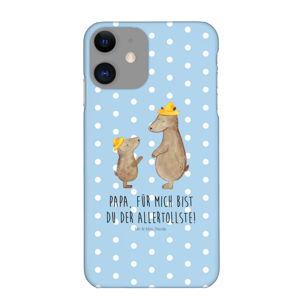Etui na iPhone 10 Niedźwiedzie z kapeluszami Handy, Handycover, Iphone X, Hülle, Handyhülle, Iphone 10, Cover, Familie, Vatertag, Muttertag, Bruder, Schwester, Mama, Papa, Oma, Opa, Söhne, Bären, Kind, Vorbild, Dad, Bär, Lieblingsmensch, Daddy, Sohn, Vater-Sohn, Paps, Kinder, Family, Vater, Papi