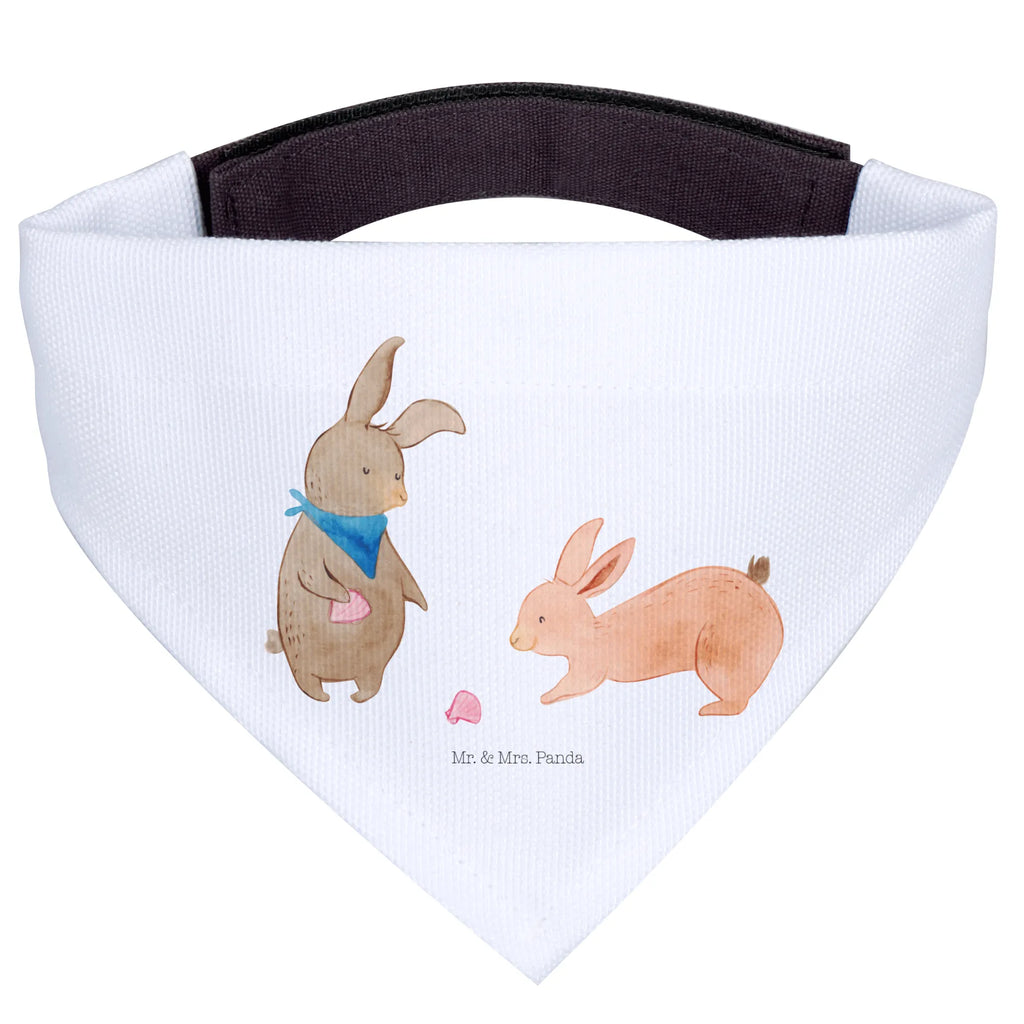 Dog neckerchief Bunnies with seashell mittel, Hunde, mittelgroße Hunde, Hundehalstuch, Halstuch, Tuch, Familie, Vatertag, Muttertag, Bruder, Schwester, Mama, Papa, Oma, Opa, Meer, best friends, Freundin, Freundinnen, Muscheln sammeln, Hasen, Muscheln, beste Freundin, BFF