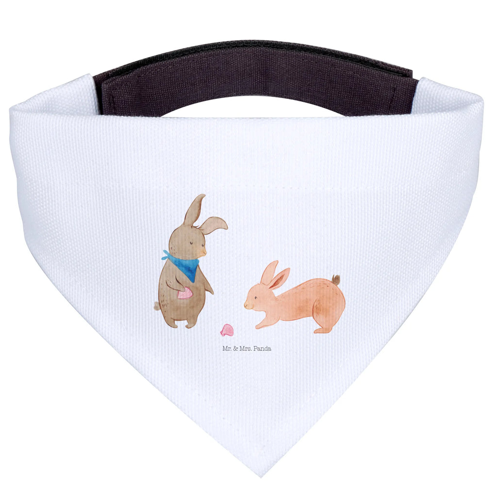 Dog neckerchief Bunnies with seashell mittel, Hunde, mittelgroße Hunde, Hundehalstuch, Halstuch, Tuch, Familie, Vatertag, Muttertag, Bruder, Schwester, Mama, Papa, Oma, Opa, Meer, best friends, Freundin, Freundinnen, Muscheln sammeln, Hasen, Muscheln, beste Freundin, BFF