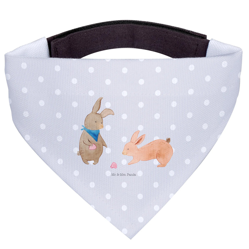 Dog neckerchief Bunnies with seashell mittel, Hunde, mittelgroße Hunde, Hundehalstuch, Halstuch, Tuch, Familie, Vatertag, Muttertag, Bruder, Schwester, Mama, Papa, Oma, Opa, Meer, best friends, Freundin, Freundinnen, Muscheln sammeln, Hasen, Muscheln, beste Freundin, BFF