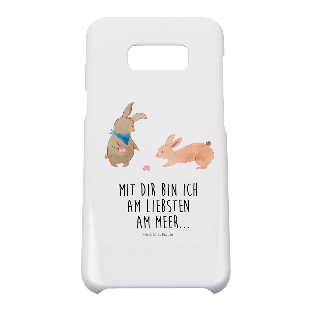Phone case Bunnies with seashell Handycover, Handy Case, Handyhülle, Cover, Handy, Iphone 10, Hülle, Iphone X, Bruder, Opa, Familie, Muttertag, Oma, Vatertag, Mama, Schwester, Papa, Muscheln, Beste Freundin, BFF, Best Friends, Hasen, Meer, Freundin, Muscheln Sammeln, Freundinnen