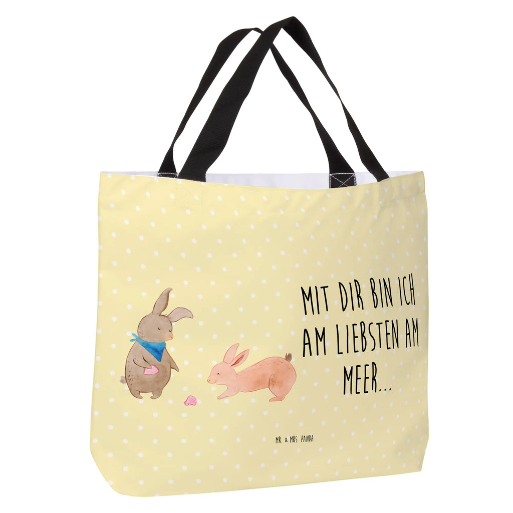 Shopper Hasen Muschel Tasche, Beutel, Tragebeutel, Einkaufsbeutel, Schultasche, Schulbeutel, Freizeittasche, Shopper, Einkaufstasche, Alltagstasche, Strandtasche, Familie, Vatertag, Muttertag, Bruder, Schwester, Mama, Papa, Oma, Opa, Muscheln sammeln, Meer, beste Freundin, Muscheln, BFF, best friends, Hasen, Freundin, Freundinnen