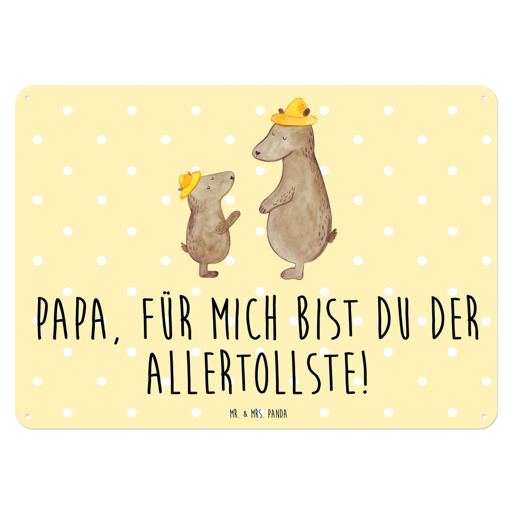 Blechschild Bären mit Hut Blechschild Für Männer, Türschild Metall, Blechschild Groß, Blechschild Für Frauen, Blechschild Büro, Blechschild Küche, Blechschild Zum Aufhängen, Blechschild, Wandschild Metall, Dekoschild Metall, Muttertag, Vatertag, Mama, Papa, Oma, Opa, Familie, Schwester, Bruder, Söhne, Sohn, Vater, Kinder, Kind, Bär, Dad, Daddy, Vater-Sohn, Vorbild, Papi, Bären, Family, Paps, Lieblingsmensch