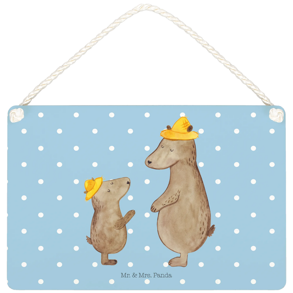 Deko Schild Bären mit Hut dekoration schild, Türschild, dekotafel, Wandschild, Motivschild, Holztafel, wandtafel, wandhänger, Badschild, Schild mit Spruch, Küchenschild, holzbild, Holzschild, Deko Schild, sprüche schild, Türschild Familie, Spruchschild, dekoschilder, Dekoschild, hängeschild, Deko Wandtafel, Schild, Vatertag, Papa, Opa, Schwester, Oma, Muttertag, Bruder, Mama, Familie, Daddy, Kinder, Vater, Sohn, Lieblingsmensch, Bär, Family, Vater-Sohn, Söhne, Bären, Dad, Papi, Kind, Vorbild, Paps