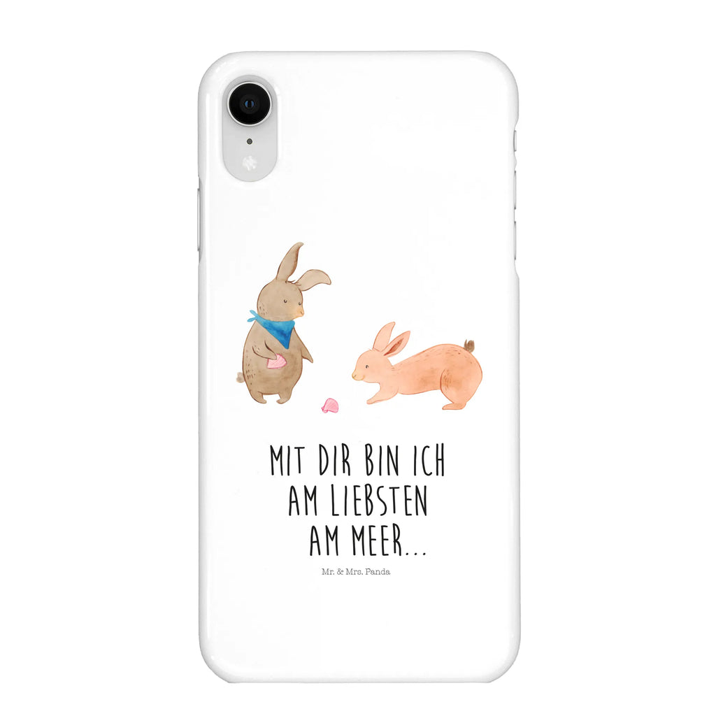 Phone case Bunnies with seashell Handycover, Handy Case, Handyhülle, Cover, Handy, Iphone 10, Hülle, Iphone X, Bruder, Opa, Familie, Muttertag, Oma, Vatertag, Mama, Schwester, Papa, Muscheln, Beste Freundin, BFF, Best Friends, Hasen, Meer, Freundin, Muscheln Sammeln, Freundinnen