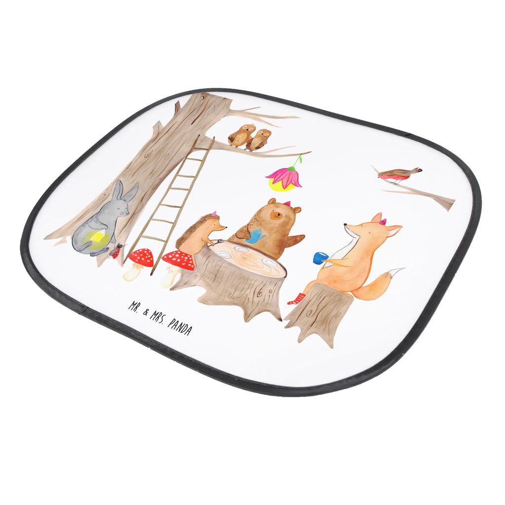 Osłona przeciwsłoneczna do samochodu zwierzęta leśne piknik Motywy zwierzęce, dobra energia, zabawne powiedzonka, zwierzęta