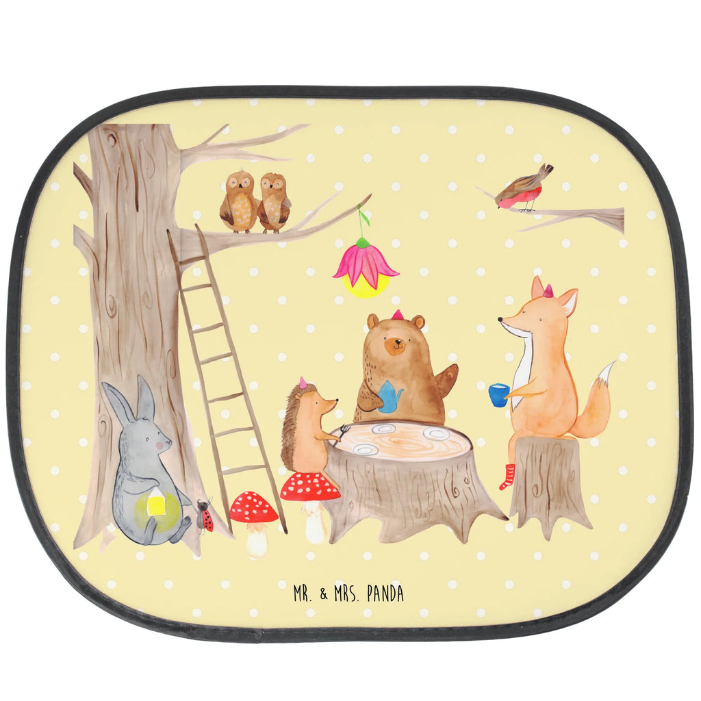 Osłona przeciwsłoneczna do samochodu zwierzęta leśne piknik Motywy zwierzęce, dobra energia, zabawne powiedzonka, zwierzęta