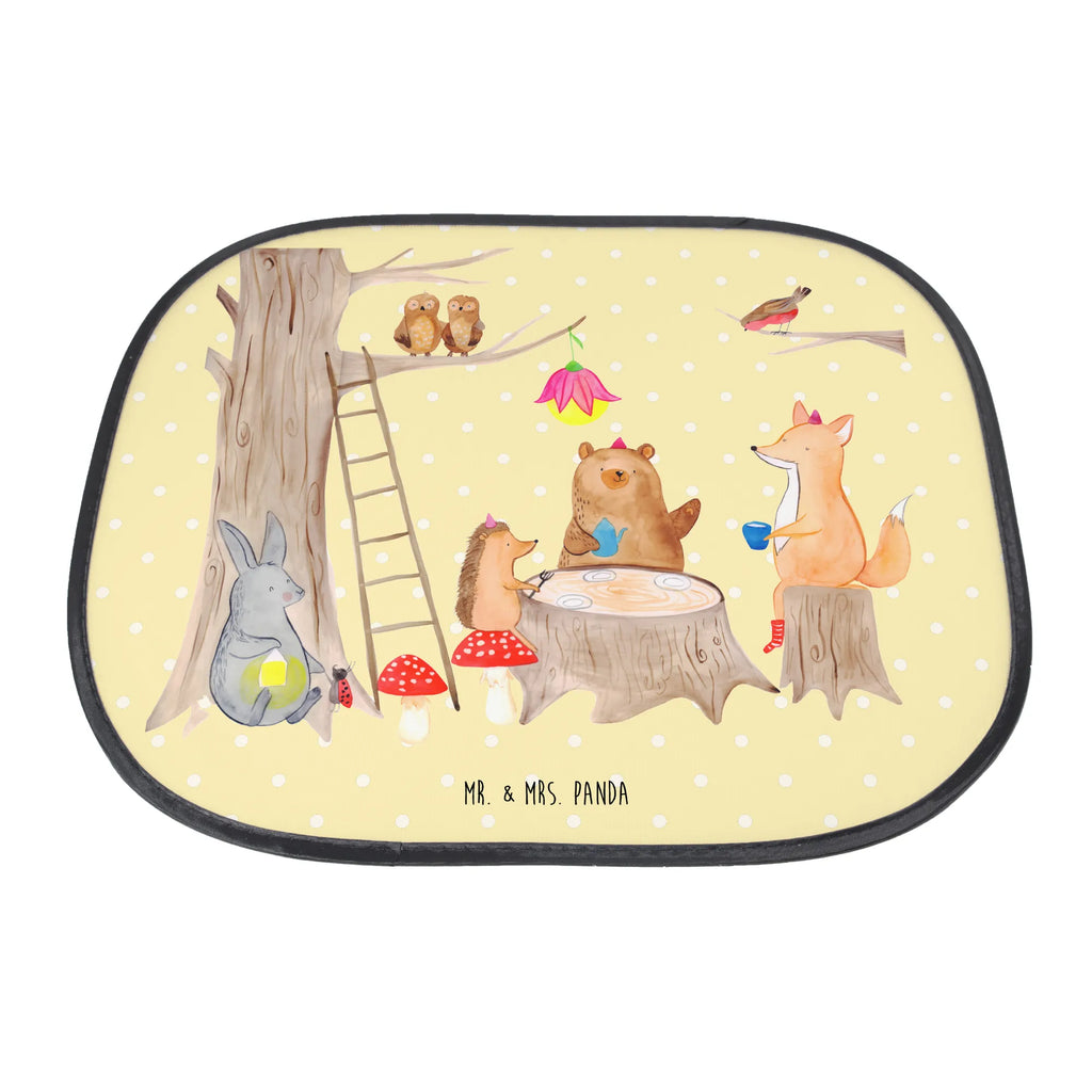 Osłona przeciwsłoneczna do samochodu zwierzęta leśne piknik Motywy zwierzęce, dobra energia, zabawne powiedzonka, zwierzęta