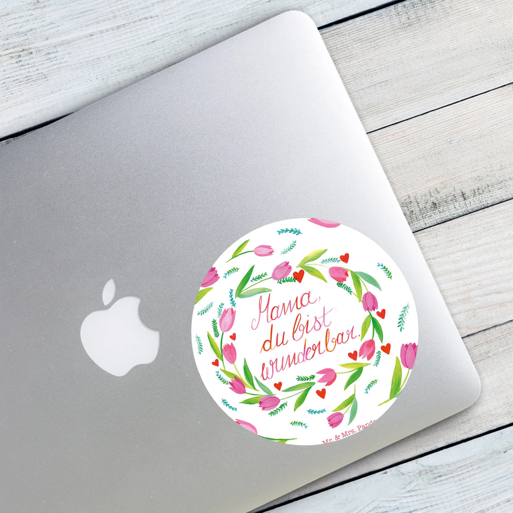 Rund Aufkleber Mama Tulpen Kinder, Etikett, Aufkleber, Sticker, rund, Blumen Deko, Frühlings Deko, Sommer Deko, Dekoration, positive Botschaft, Naturliebhaber, Outdoor, Natur, Abenteuer, Mom, Mutti, Mami, Mutter, Mama