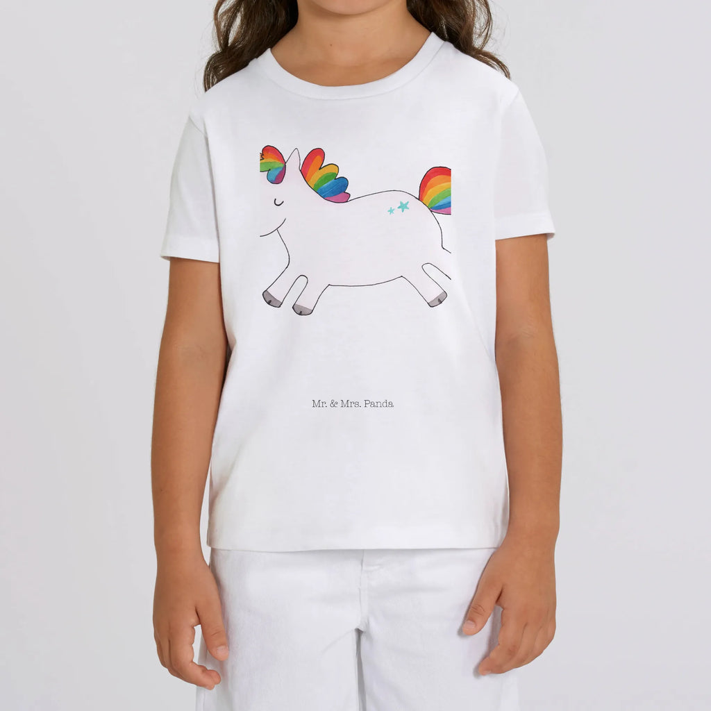 Organiczna koszulka dziecięca Jednorożec Szczęśliwy Kinder T-Shirt Mädchen, Kinder T-Shirt Jungen, Kinder T-Shirt, Unicorn, Einhörner, Einhorn Deko, Einhorn, Freude, Witzig, Lachen, Lächeln, glücklich, Lebensfreude, Spaß, Spannend, Fröhlich