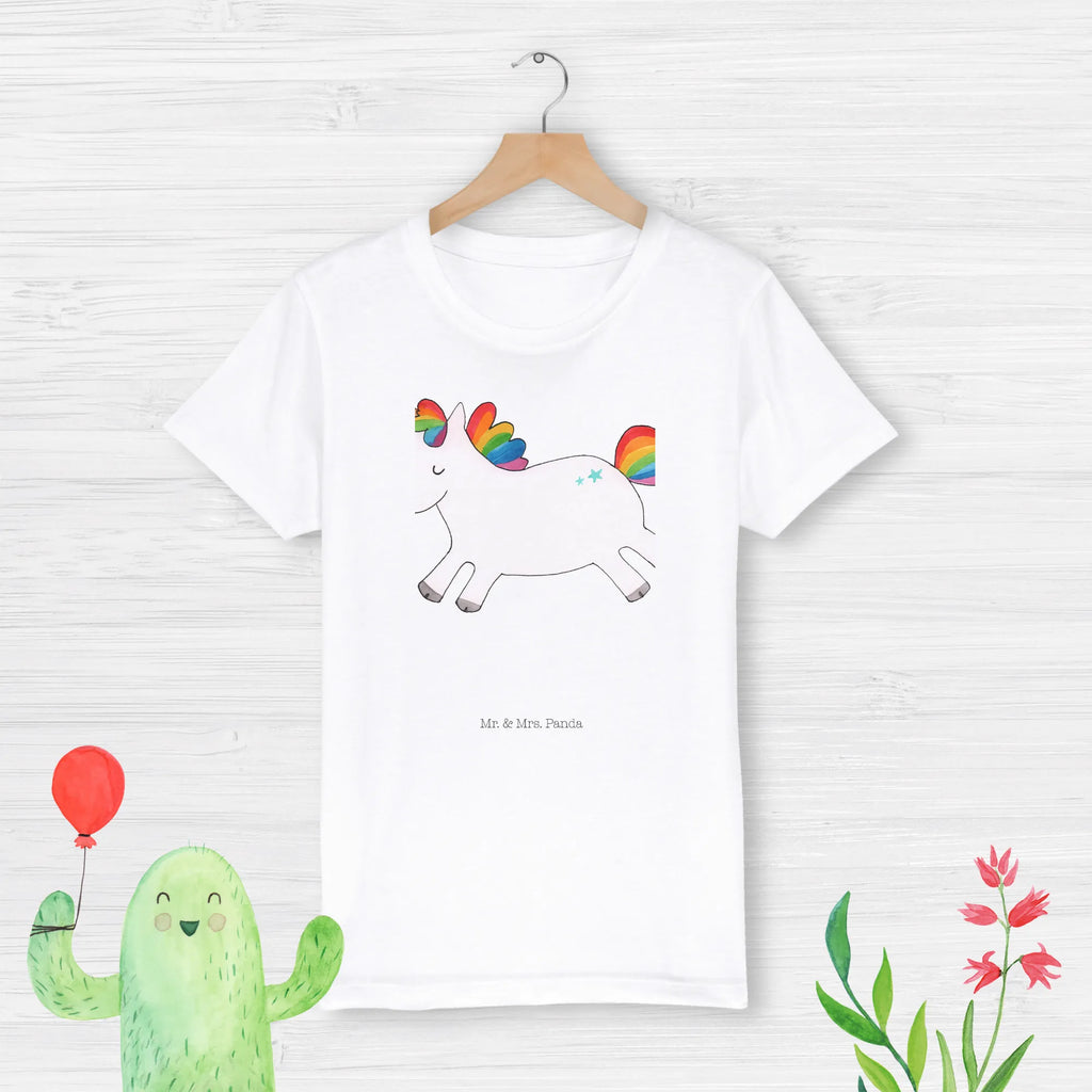 Organiczna koszulka dziecięca Jednorożec Szczęśliwy Kinder T-Shirt Mädchen, Kinder T-Shirt Jungen, Kinder T-Shirt, Unicorn, Einhörner, Einhorn Deko, Einhorn, Freude, Witzig, Lachen, Lächeln, glücklich, Lebensfreude, Spaß, Spannend, Fröhlich
