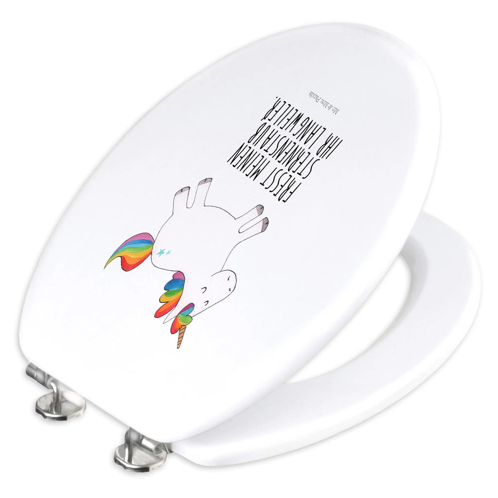 Motif toilet seat unicorn happy toilet cover, wood, toilet seat, toilet, toilet lid, unicorn, unicorns, joy, happy, fun, joy of life, cheerful, funny