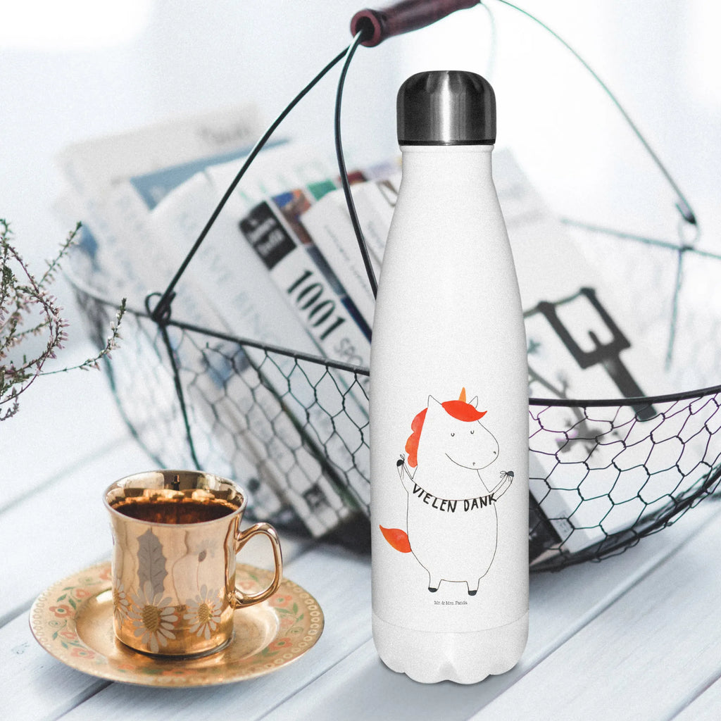 Insulated bottle unicorn Thank you very much stainless steel, Thermos bottles, Thermos, Thermos bottle, Thermos bottle 500ml, unicorn, unicorns, thanks, thank you gift, Thank you present, thank you, thanksgiving