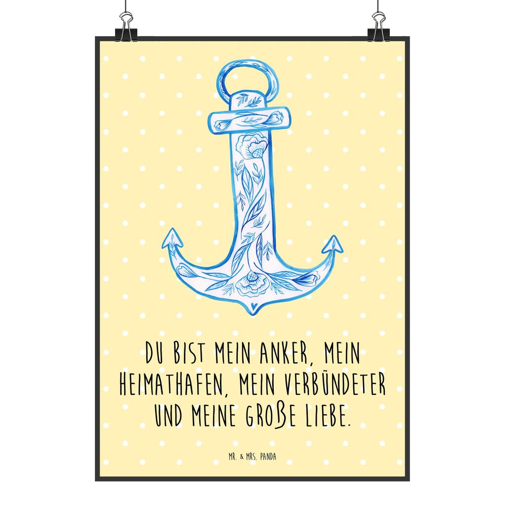 Poster Anker Blau Bild für Wand, Wandbild, kunstdruck poster, Wanddeko Bild, Kunstdruck, Wanddekoration, drucke, wanddruck, Designposter, wanddeko, grafikposter, wandkunst, Mr. & Mrs. Panda Poster, Wandposter, Wandschmuck, Posterdruck, Bild, kunst für die wand, Plakat, Poster, Deko Bild, kunstposter, Tiermotive, Lustige Sprüche, Gute Laune, Tiere