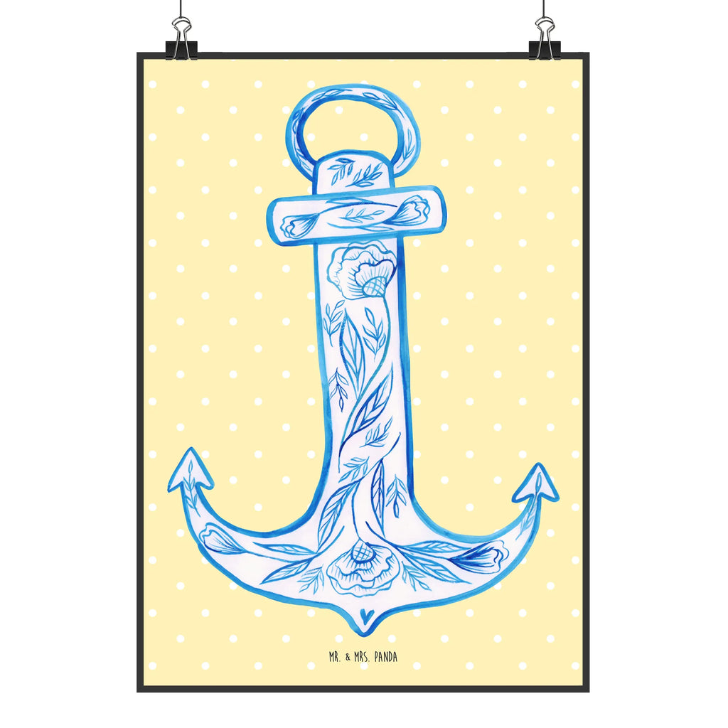 Poster Anker Blau Bild für Wand, Wandbild, kunstdruck poster, Wanddeko Bild, Kunstdruck, Wanddekoration, drucke, wanddruck, Designposter, wanddeko, grafikposter, wandkunst, Mr. & Mrs. Panda Poster, Wandposter, Wandschmuck, Posterdruck, Bild, kunst für die wand, Plakat, Poster, Deko Bild, kunstposter, Tiermotive, Lustige Sprüche, Gute Laune, Tiere