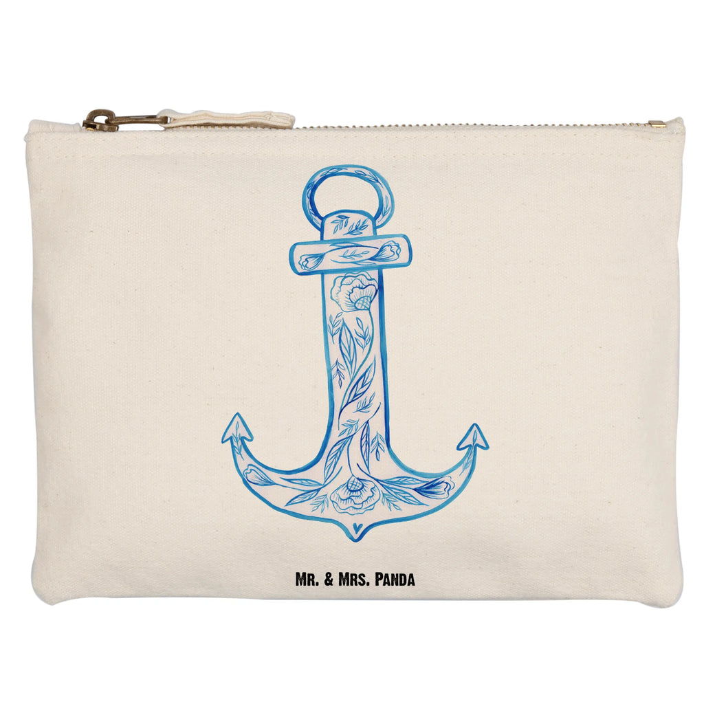 torebka na makijaż kotwica Niebieski Waschbeutel, Schminktasche, Etui, beauty case, utensilientasche, beauty tasche, Schminktäschchen, Kulturtasche, Federmappe, Kulturbeutel, Kosmetikbeutel, Waschtasche, Kosmetiktasche, aufbewahrungstasche, pencil case, aufbewahrungsbeutel, toiletry bag, Stiftemäppchen, Schlampermäppchen, pinsel tasche, Mäppchen, Schminkbeutel, kosmetiktäschchen, Tiermotive, Tiere, Lustige Sprüche, Gute Laune