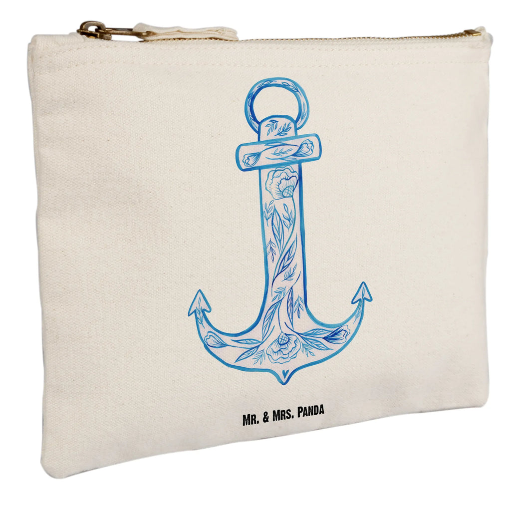 torebka na makijaż kotwica Niebieski Waschbeutel, Schminktasche, Etui, beauty case, utensilientasche, beauty tasche, Schminktäschchen, Kulturtasche, Federmappe, Kulturbeutel, Kosmetikbeutel, Waschtasche, Kosmetiktasche, aufbewahrungstasche, pencil case, aufbewahrungsbeutel, toiletry bag, Stiftemäppchen, Schlampermäppchen, pinsel tasche, Mäppchen, Schminkbeutel, kosmetiktäschchen, Tiermotive, Tiere, Lustige Sprüche, Gute Laune