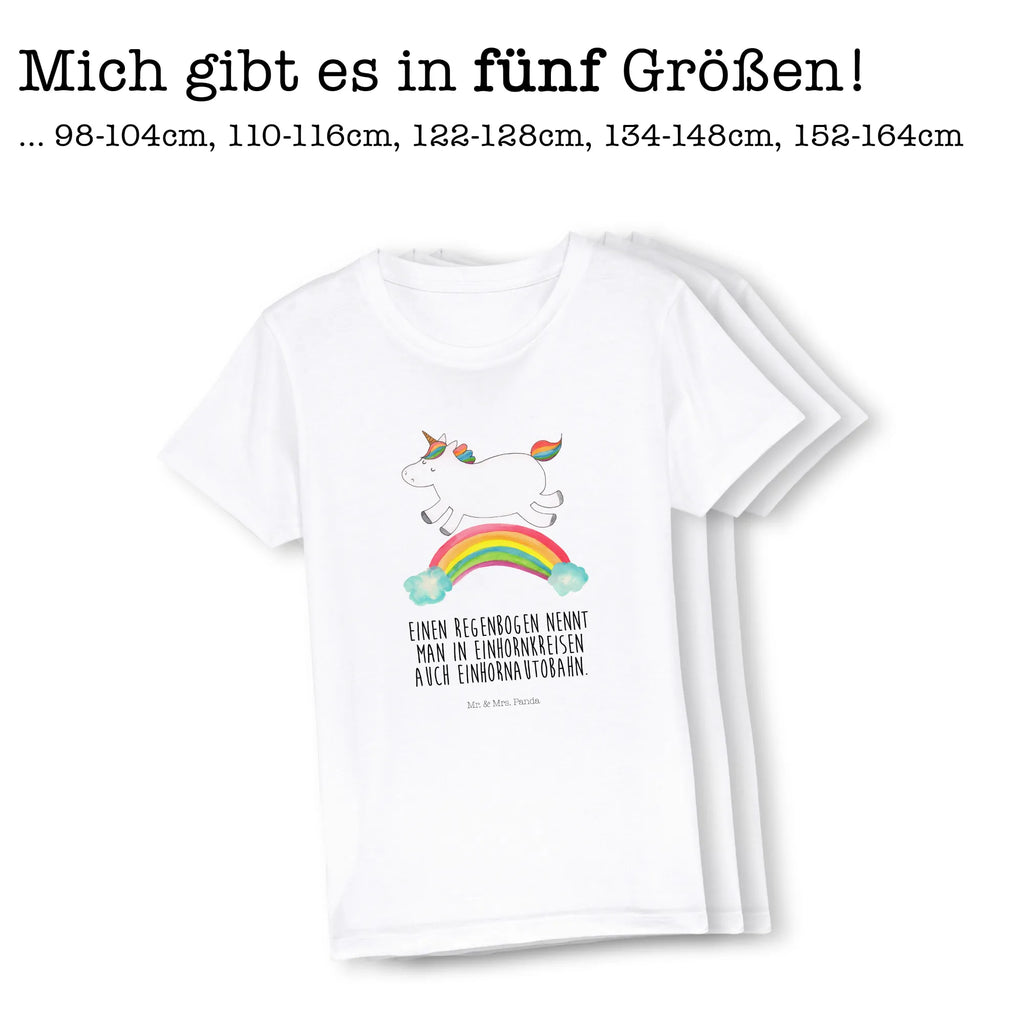 Organic Kinder T-Shirt Einhorn Regenbogen Kinder T-Shirt Jungen, Kinder T-Shirt, Kinder T-Shirt Mädchen, Unicorn, Einhörner, Einhorn Deko, Einhorn, Regenbogen, Erwachsenwerden, Einhornpower, Einhornautobahn, Glitzer
