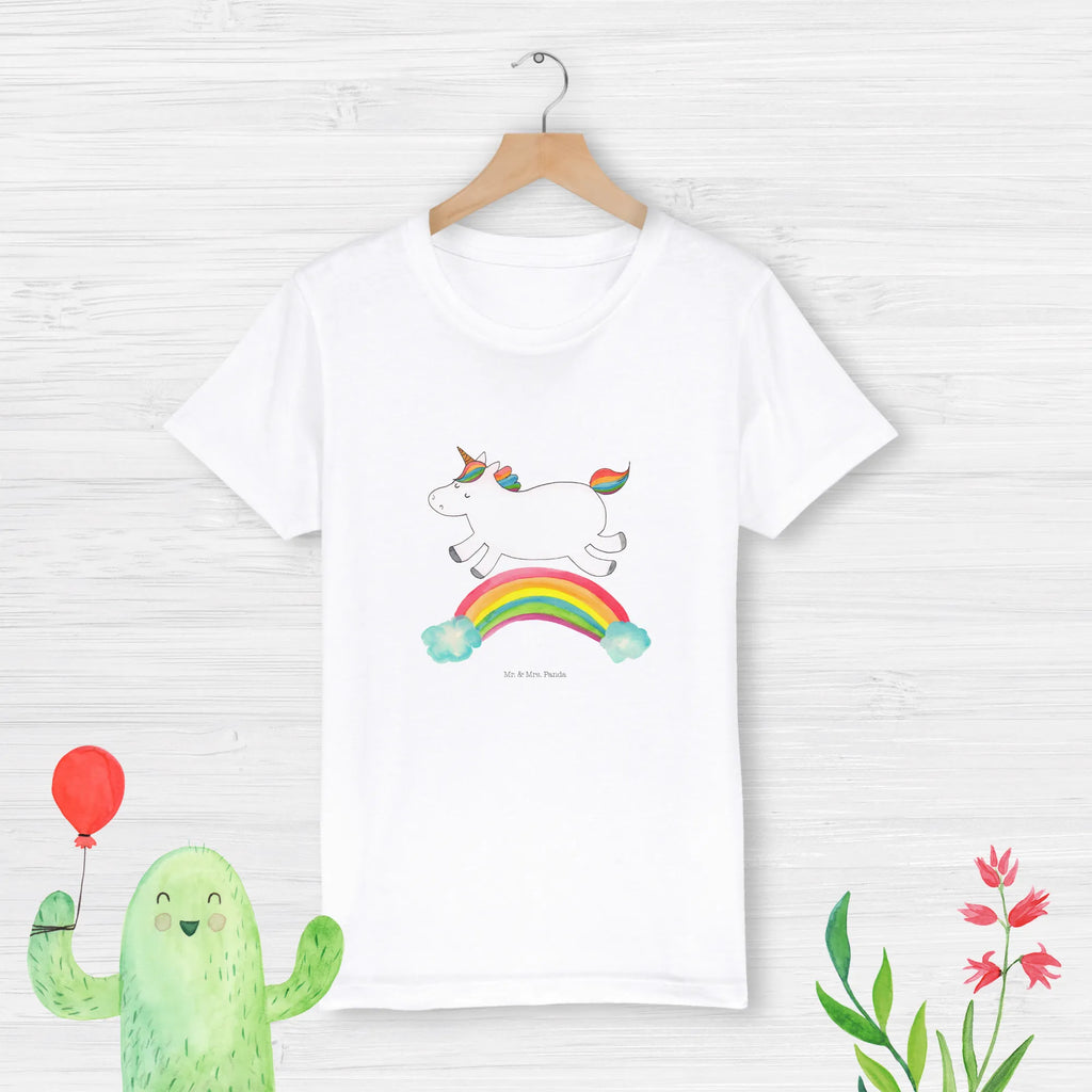 Organic Kinder T-Shirt Einhorn Regenbogen Kinder T-Shirt Jungen, Kinder T-Shirt, Kinder T-Shirt Mädchen, Unicorn, Einhörner, Einhorn Deko, Einhorn, Regenbogen, Erwachsenwerden, Einhornpower, Einhornautobahn, Glitzer