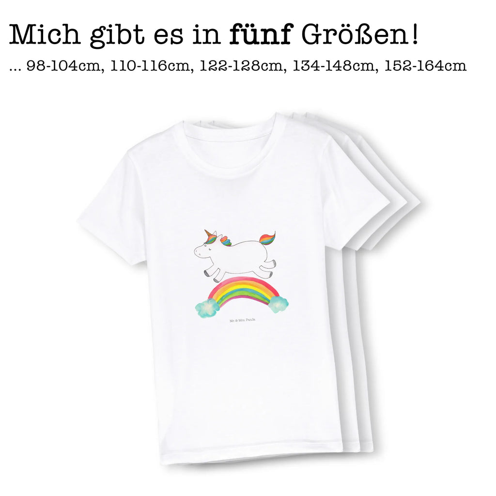 Organic Kinder T-Shirt Einhorn Regenbogen Kinder T-Shirt Jungen, Kinder T-Shirt, Kinder T-Shirt Mädchen, Unicorn, Einhörner, Einhorn Deko, Einhorn, Regenbogen, Erwachsenwerden, Einhornpower, Einhornautobahn, Glitzer