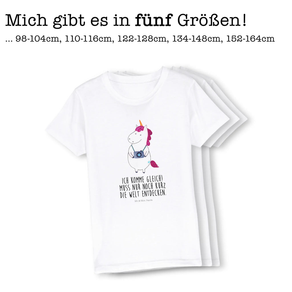 Organic Kinder T-Shirt Einhorn Fotograf Kinder T-Shirt, Kinder T-Shirt Jungen, Kinder T-Shirt Mädchen, Unicorn, Einhörner, Einhorn Deko, Einhorn, Kamera, Fotografie, Fotograf, Urlaub, Reisen, Weltenbummler, Kurztrip, Reise, Weltreise, Tourist, Städtereise