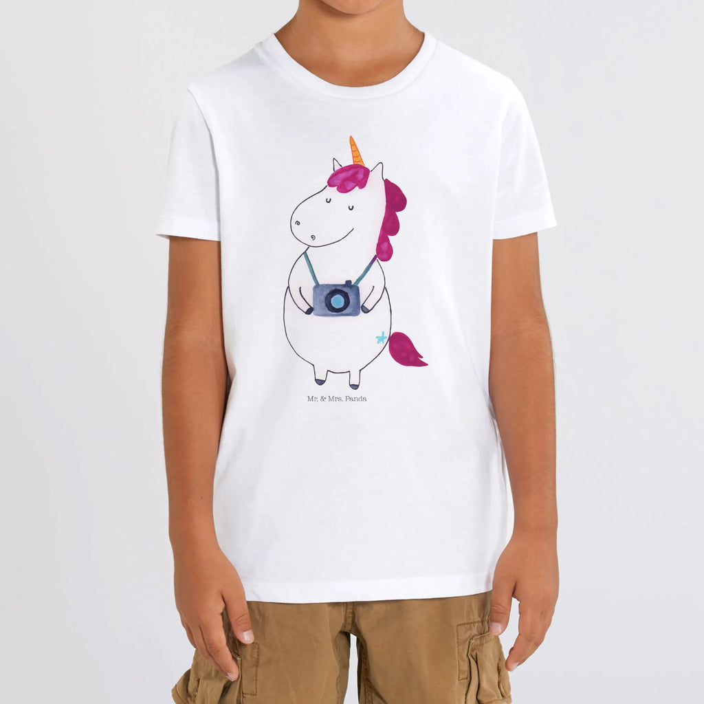 Organic Kinder T-Shirt Einhorn Fotograf Kinder T-Shirt, Kinder T-Shirt Jungen, Kinder T-Shirt Mädchen, Unicorn, Einhörner, Einhorn Deko, Einhorn, Kamera, Fotografie, Fotograf, Urlaub, Reisen, Weltenbummler, Kurztrip, Reise, Weltreise, Tourist, Städtereise