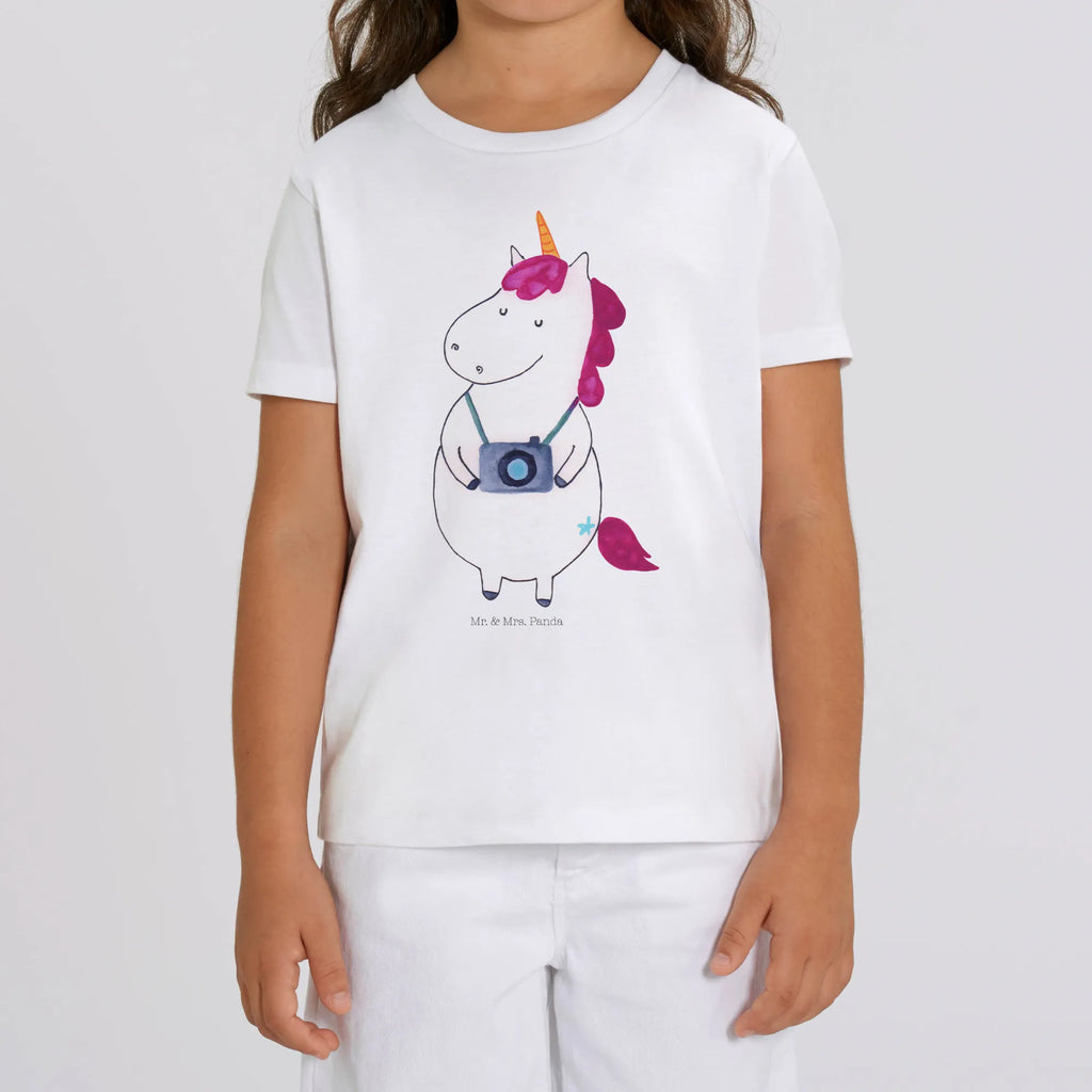 Organic Kinder T-Shirt Einhorn Fotograf Kinder T-Shirt, Kinder T-Shirt Jungen, Kinder T-Shirt Mädchen, Unicorn, Einhörner, Einhorn Deko, Einhorn, Kamera, Fotografie, Fotograf, Urlaub, Reisen, Weltenbummler, Kurztrip, Reise, Weltreise, Tourist, Städtereise
