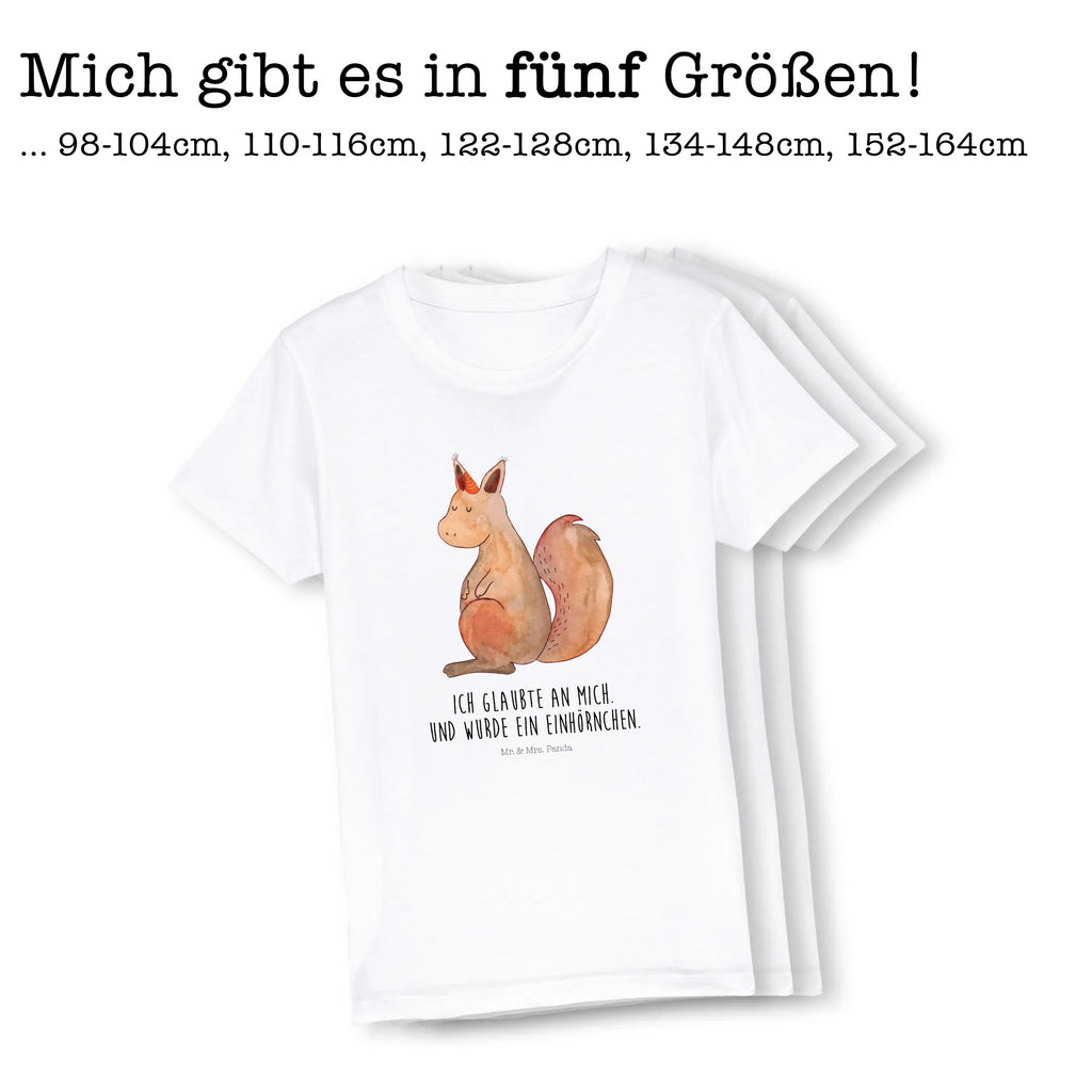 Organic Kinder T-Shirt Einhorn Glauben Kinder T-Shirt, Kinder T-Shirt Jungen, Kinder T-Shirt Mädchen, Unicorn, Einhörner, Einhorn Deko, Einhorn, Einhörnchen, Eichhörnchen, Eichhorn