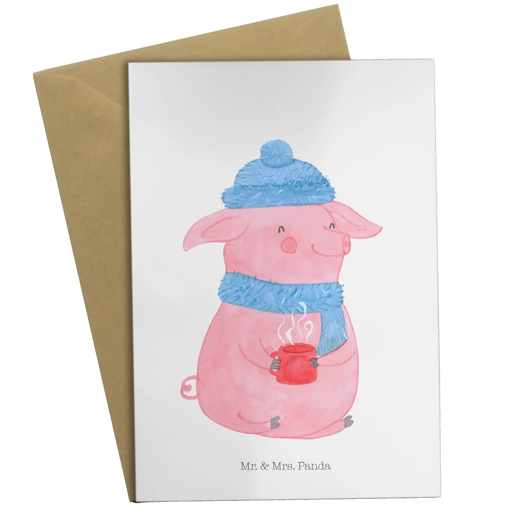 Kartka okolicznościowa Świnka grzane wino Glückwunschkarte, Ansichtskarten, Grußkarte, Karte, Hochzeitskarte, Einladungskarte, Geburtstagskarte, Klappkarte, Winter, Weihnachten, Weihnachtsdeko, Nikolaus, Advent, Heiligabend, Wintermotiv, Betrunken, Spruch, Weihnachtsmarkt, Glühwein