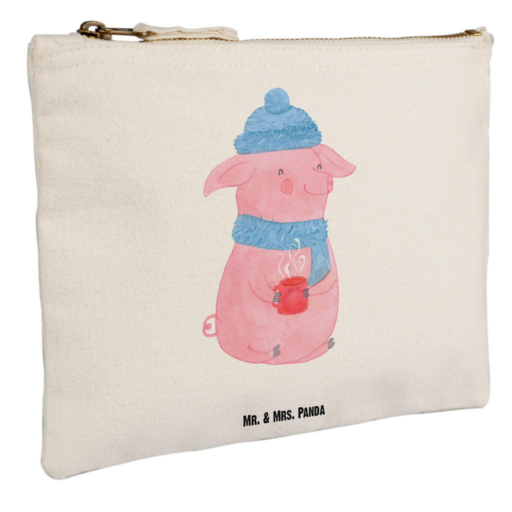 Schminktasche Schweinchen Glühwein Waschbeutel, aufbewahrungstasche, Federmappe, Schminktasche, Schlampermäppchen, kosmetiktäschchen, Kosmetikbeutel, Schminktäschchen, Schminkbeutel, toiletry bag, Kulturtasche, Kosmetiktasche, Mäppchen, Etui, aufbewahrungsbeutel, pencil case, pinsel tasche, utensilientasche, Stiftemäppchen, Waschtasche, Kulturbeutel, beauty case, beauty tasche, Winter, Wintermotiv, Weihnachten, Heiligabend, Advent, Weihnachtsdeko, Nikolaus, Glühwein, Spruch, Weihnachtsmarkt, Betrunken