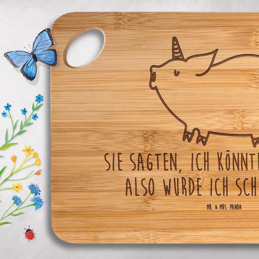 Servierbrett Einhorn Schwein Servierbrett, Brett, Küchenbrett, Schneidebrett, Frühstücksbrett, Holzbrett, Holzbrettchen, Hackbrett, Einhorn, Einhörner, Einhorn Deko, Unicorn, Piggy, Pig, funny, Spaß, Schwein, geschenk, Schweinhorn, Bauer, Spruch, englisch, Party, english, witzig. lustig
